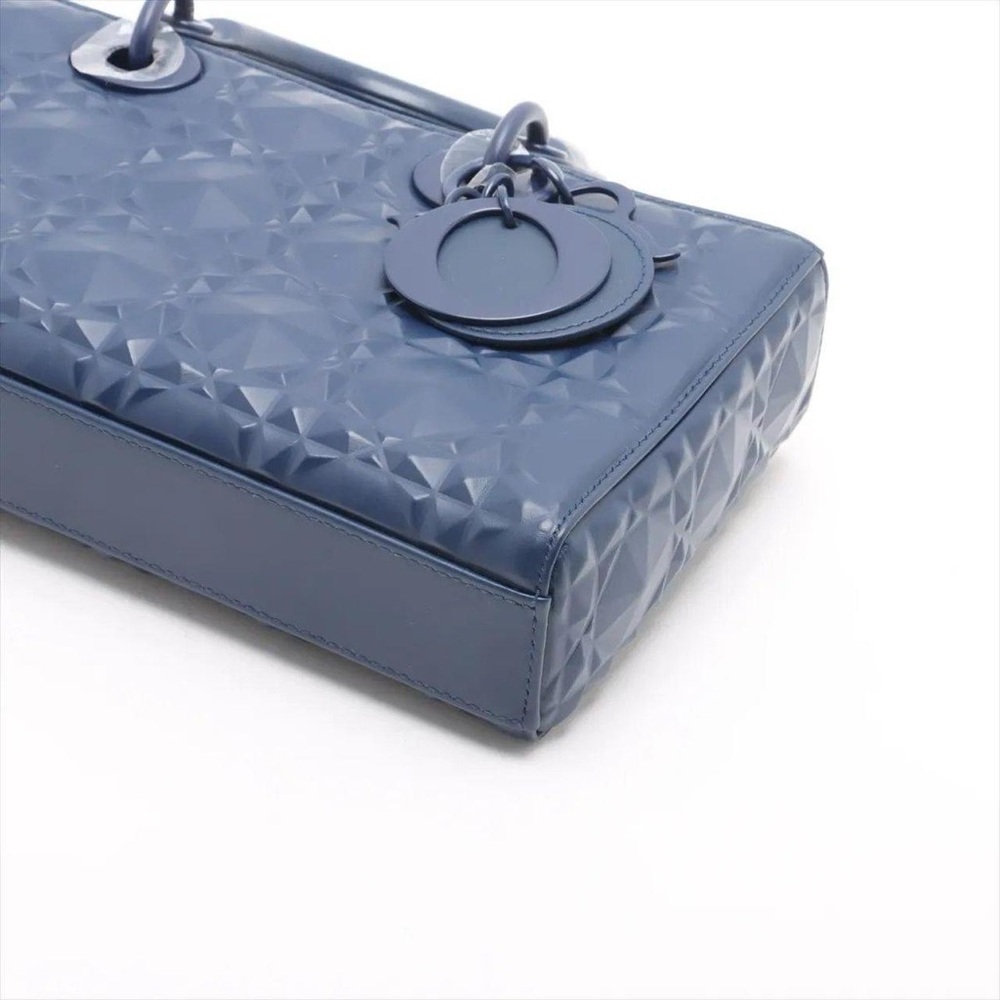 Blue Christian Dior D joy handbag - Picture 2 of 8